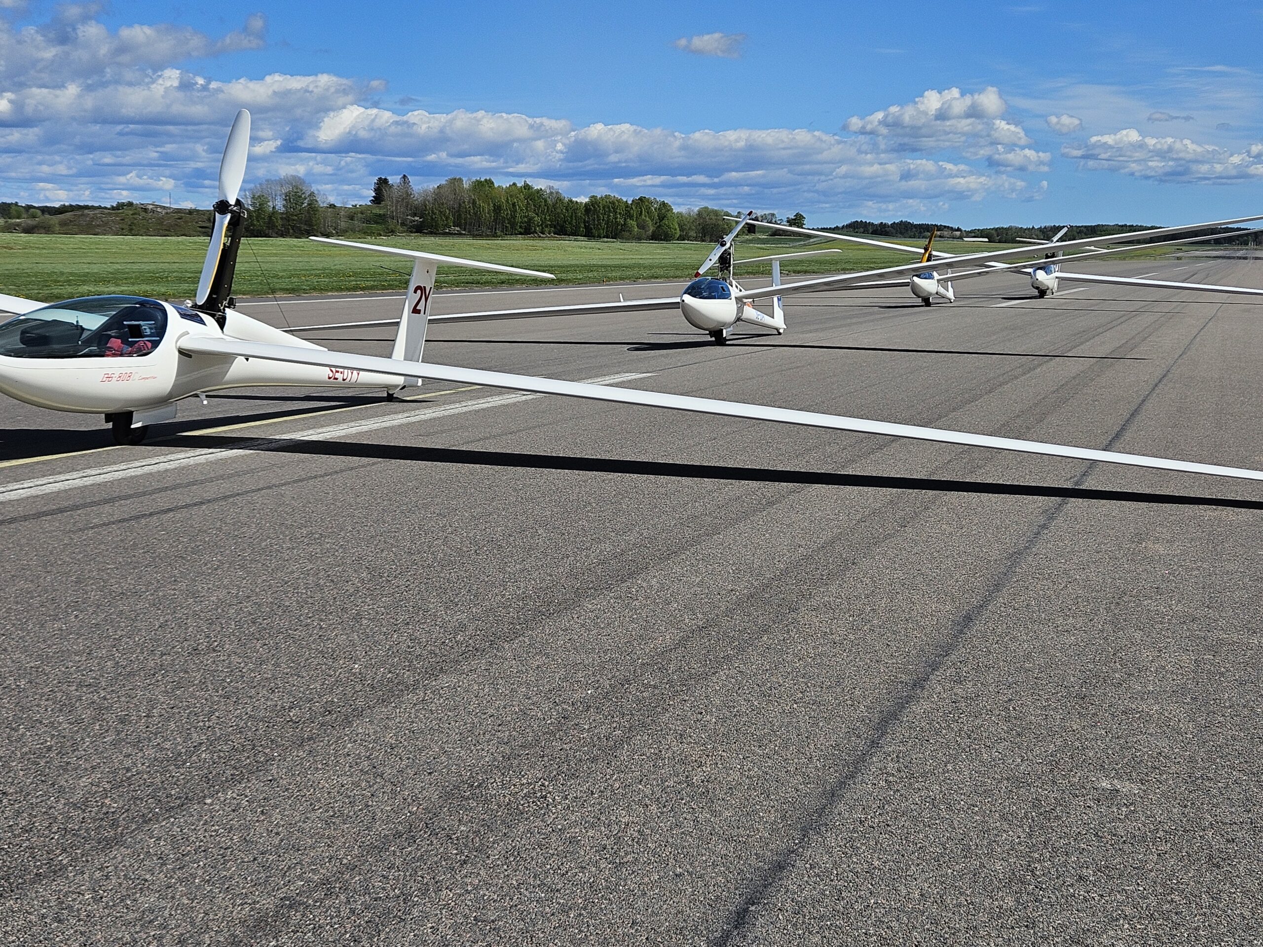 Uppställt på RWY27